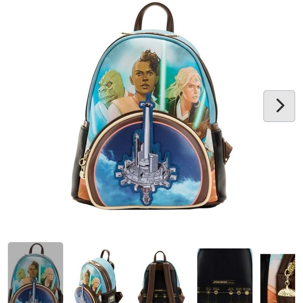 Loungefly Star Wars The High Republic Comic Book Cover Mini Backpack and WALLET - Picture 2 of 7